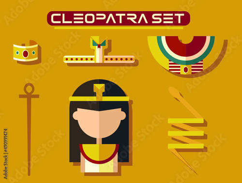 Character cleopatra egyptian queen