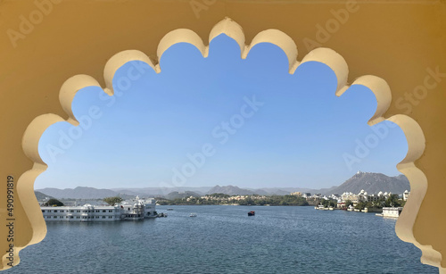 Udaipur Pichhola Lake on a sunny day