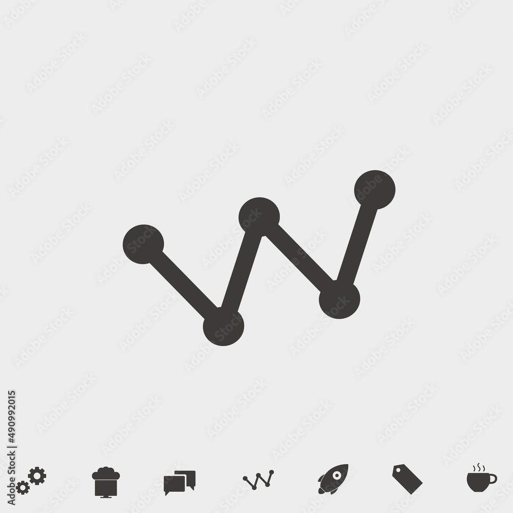 graph presentation icon vector illustration and symbol for website and graphic design graph presentation icon vector illustration and symbol for website and graphic design