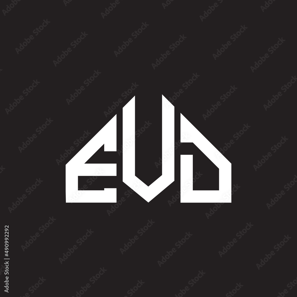 EVD letter logo design on black background. EVD creative initials letter logo concept. EVD letter design. EVD letter logo design on black background. EVD creative initials letter logo concept. EVD letter design.