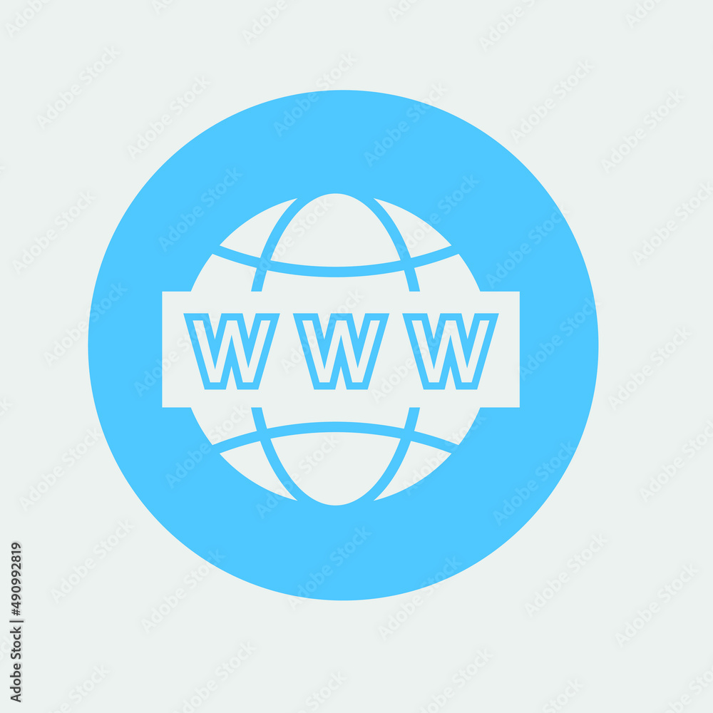 internet www icon vector illustration and symbol for website and graphic design internet www icon vector illustration and symbol for website and graphic design