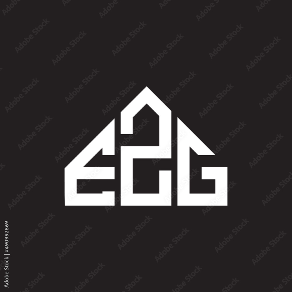 EZG letter logo design on black background. EZG creative initials letter logo concept. EZG letter design. EZG letter logo design on black background. EZG creative initials letter logo concept. EZG letter design.