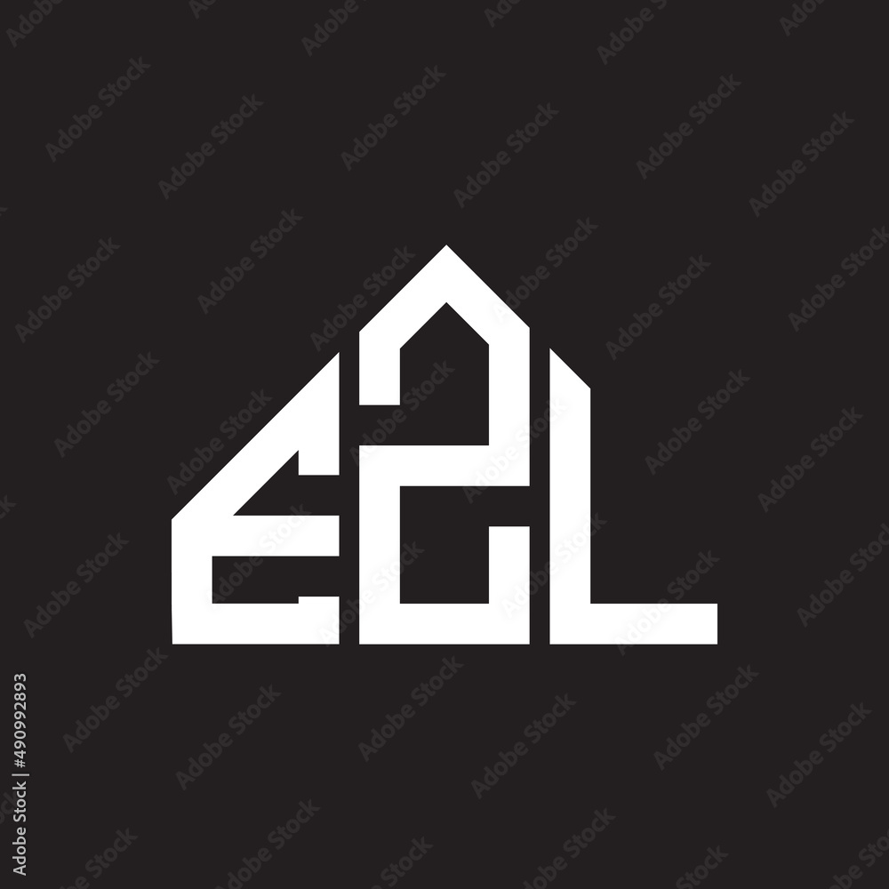EZL letter logo design on black background. EZL creative initials letter logo concept. EZL letter design. EZL letter logo design on black background. EZL creative initials letter logo concept. EZL letter design.