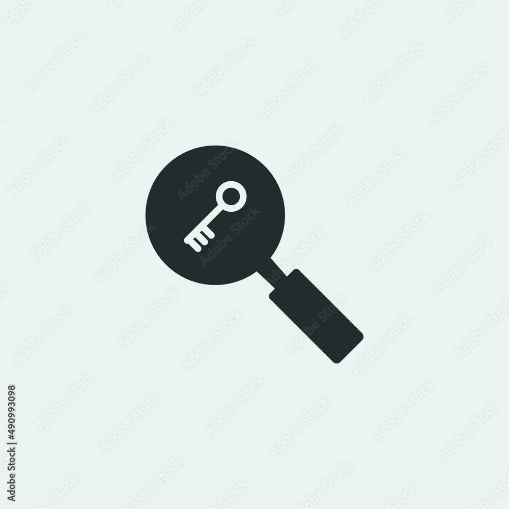 key search icon vector illustration and symbol for website and graphic design key search icon vector illustration and symbol for website and graphic design