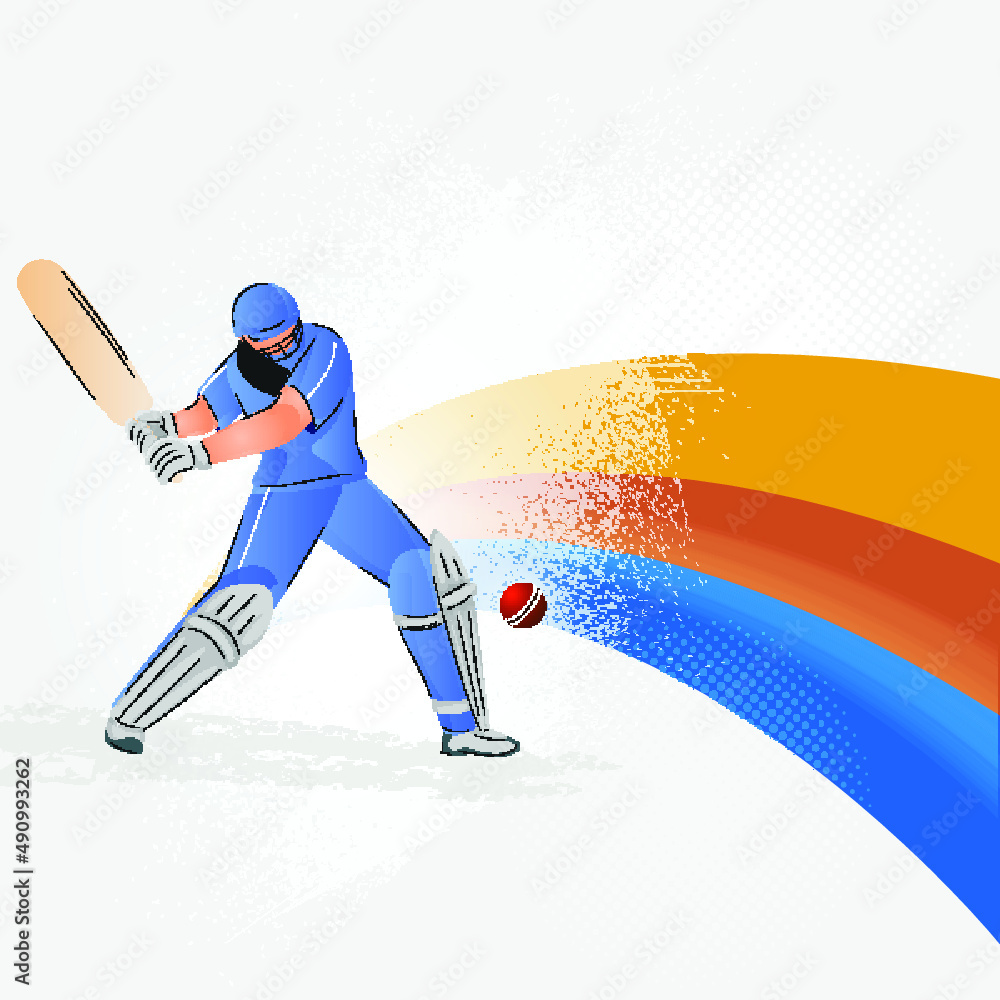 Obraz premium Women's Cricket World Championship Concept. 