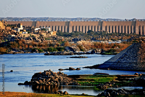 Represa de Aswan. Egito. photo