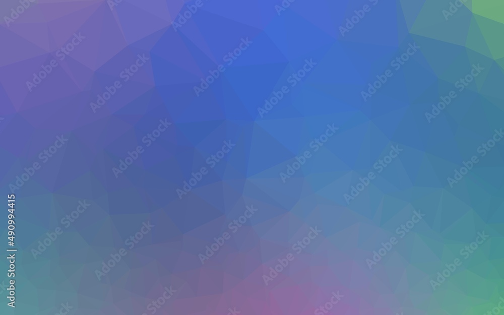Obraz premium Light Multicolor, Rainbow vector abstract mosaic background.
