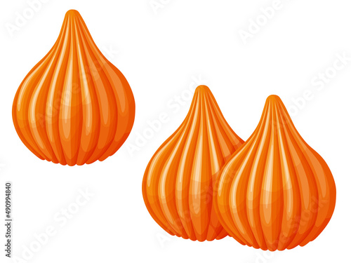 Modak. Indian sweet food. Festive Indian dumplings.