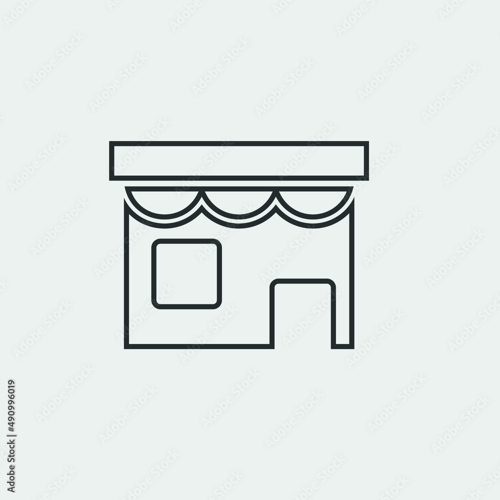 store shop icon vector illustration and symbol for website and graphic design store shop icon vector illustration and symbol for website and graphic design