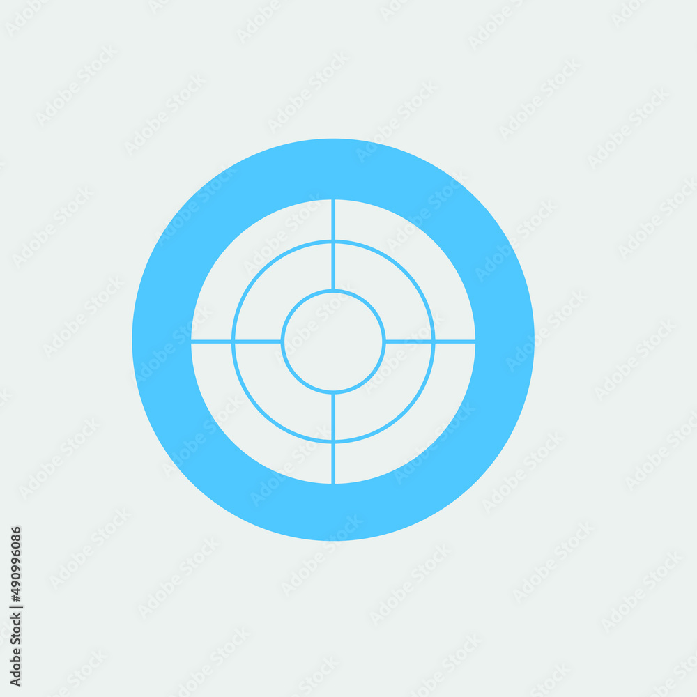 target icon vector illustration and symbol for website and graphic design target icon vector illustration and symbol for website and graphic design