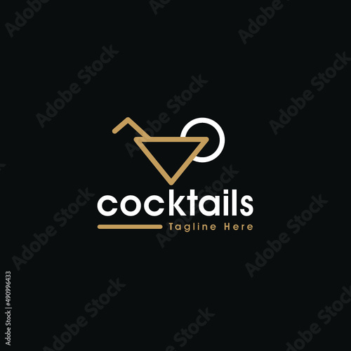Cocktail bar logo