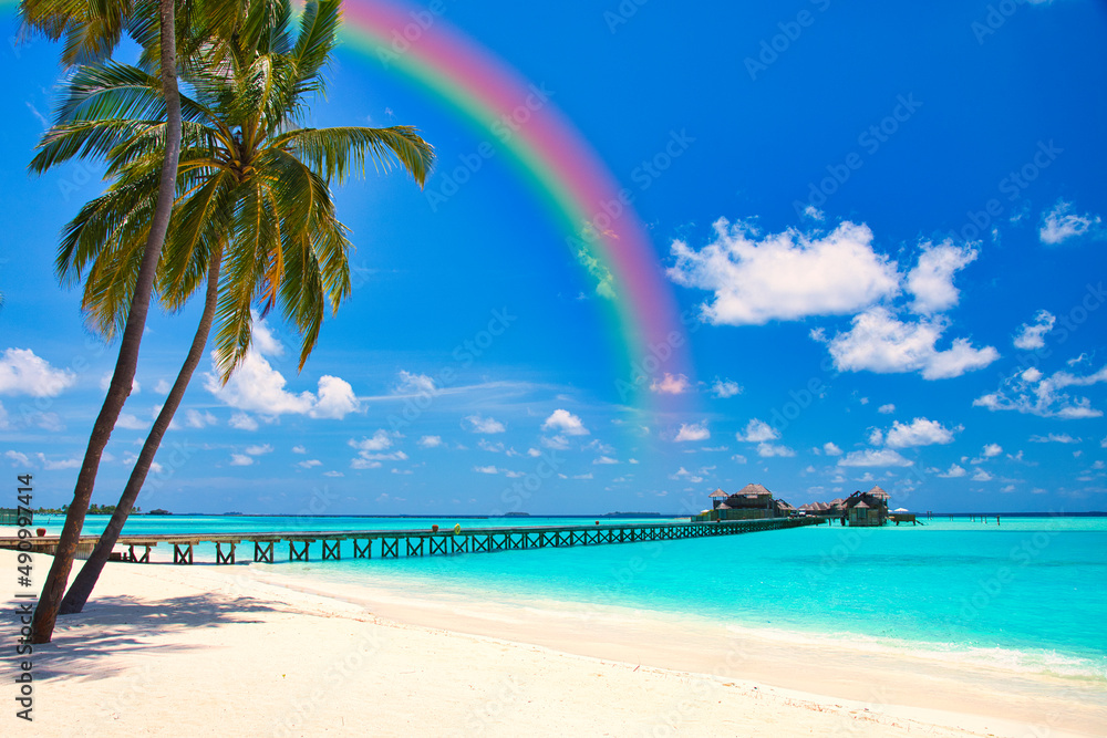 インド洋の楽園・モルディブの美しい海 Stock Photo | Adobe Stock