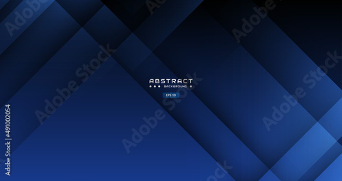 Dark blue background with abstract round shape cirlcle, arrow, dynamic and futuristic banner concept.