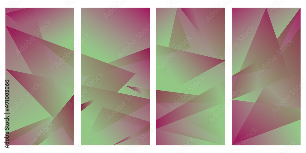 Fototapeta premium Modern abstract gradient geometric background cover