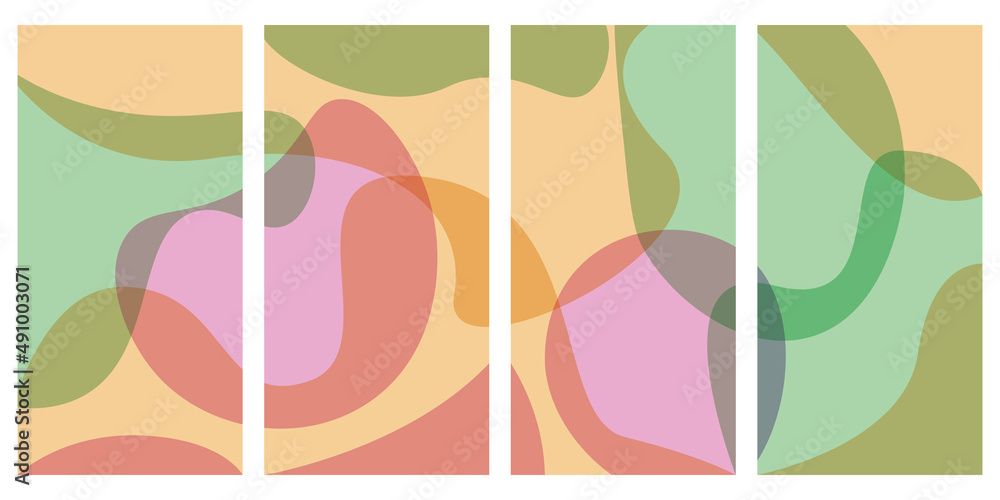 vector abstract colorful liquid pattern background cover