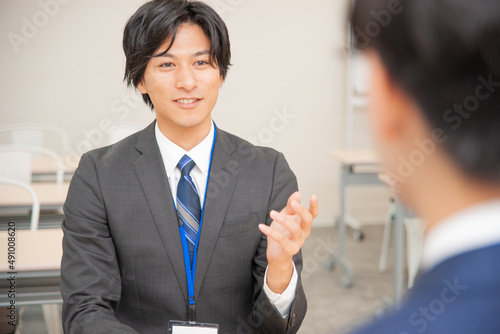 面接・打ち合わせ・カウンセリング風景
