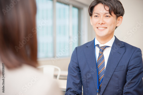 面接・打ち合わせ・カウンセリング風景
