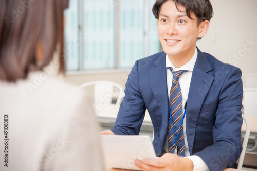 面接・打ち合わせ・カウンセリング風景
