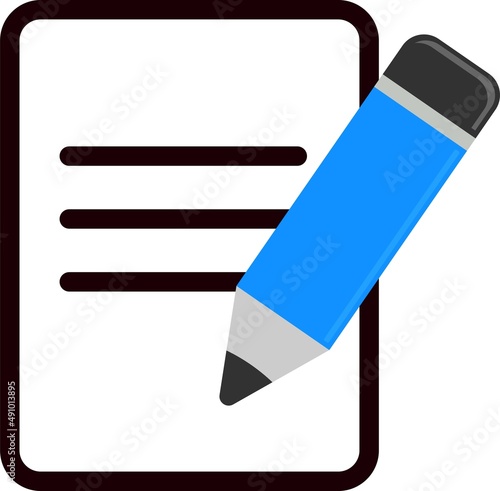 Edit icon symbol vector. Edit text icon.