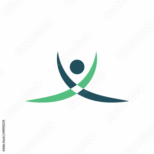 Human Healthy Life Logo template vector icon