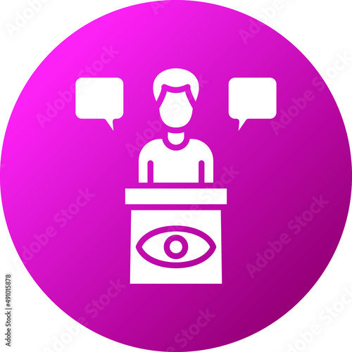 Eye Witness Icon Style