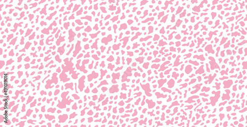 Leopard nahtloses Muster pink weiß