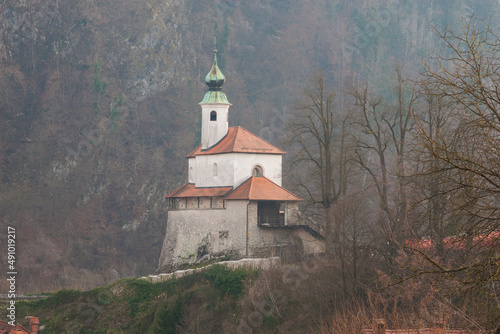 Chapel of St. Eligius or Mali grad or Little Castle in Kamnik in Slovenia photo