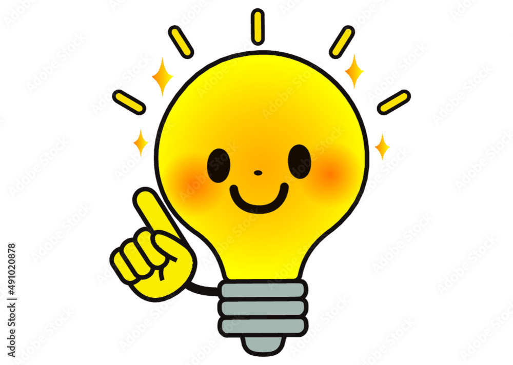 Fototapeta premium ひらめき,思いつく,電球,電気,発見,なるほど,発明,明るい,光る,豆電球,名案,アイデア,点灯,灯り,アイコン,ライト,電灯,発想,マーク,光,ヒント,気づき,シンプル,ピクトグラム,照明,電力,ランプ,ポイント,エネルギー,理解する,分かった,イラスト,素材,ベクター,電源,解決,デザイン,カット