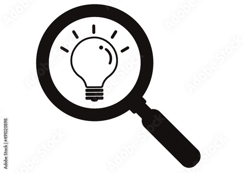 虫眼鏡,ひらめき,思いつく,電球,電気,発見,なるほど,発明,明るい,光る,豆電球,名案,アイデア,点灯,灯り,アイコン,ライト,電灯,発想,マーク,光,ヒント,気づき,シンプル,ピクトグラム,照明,電力,ランプ,ポイント,エネルギー,理解する,分かった,イラスト,素材,ベクター,電源,解決,デザイン,カット
