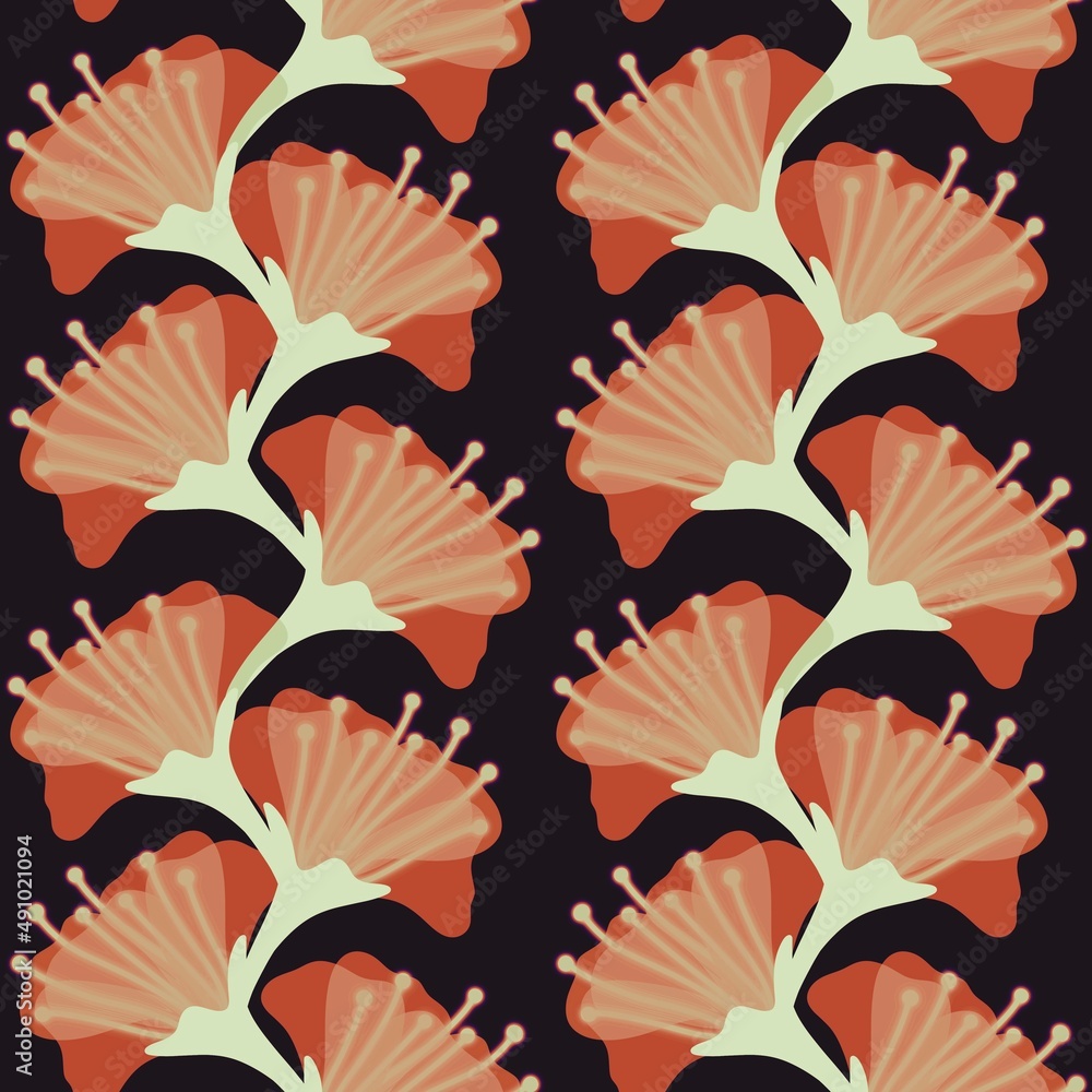 custom made wallpaper toronto digitalSimple floral seamless pattern with flowers for fabrics and cards and linens and kids and wrapping paper