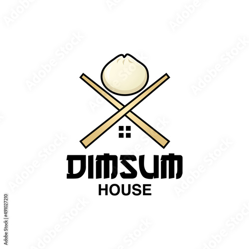 Dimsum house logo on white background