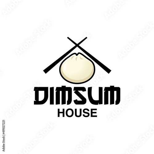 Dimsum house logo on white background