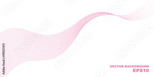 白背景と抽象的な波のテクスチャ。ベクター背景素材