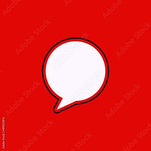Free Download vector of speech bubble with color background  - GFXLoad