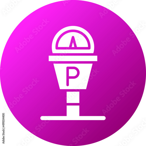 Parking Meter Icon Style
