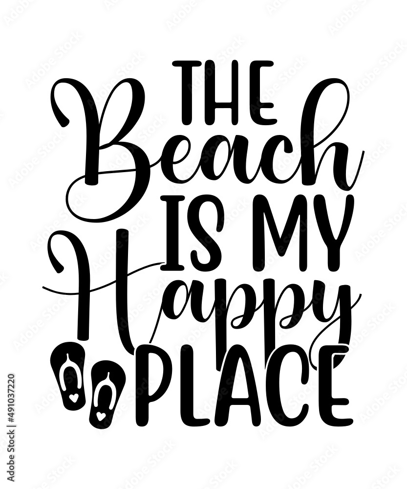 Obraz premium Beach svg t shirt, mug design