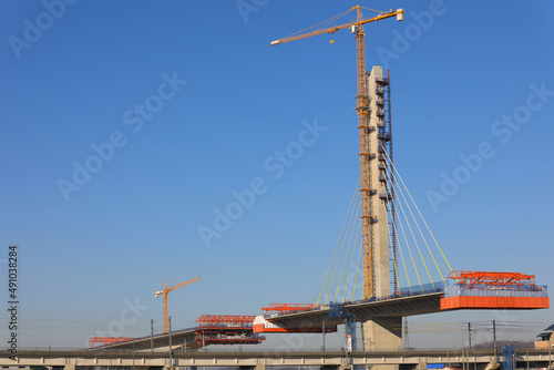crane on a site