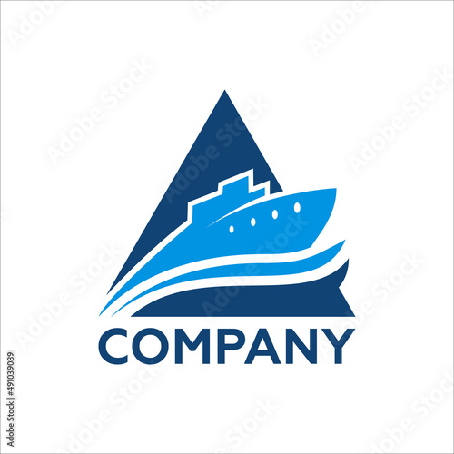 Dhow Or Ship Logo Design Inspiration Vector