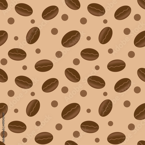 Seamless Pattern Tile with Coffee Theme