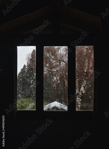 Snow from the house in Bariloche, Argentina