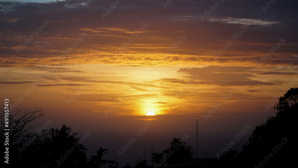 Fototapeta premium Sunset Phuket Island, Thailand