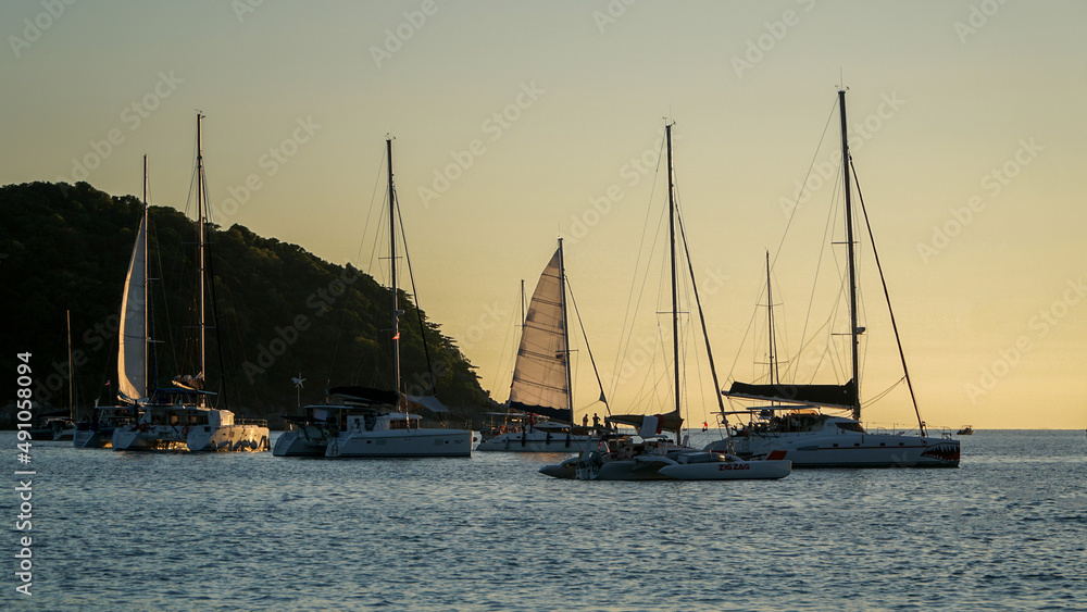 Nai Harn Sunset Beach, Phuket Island, Thailand