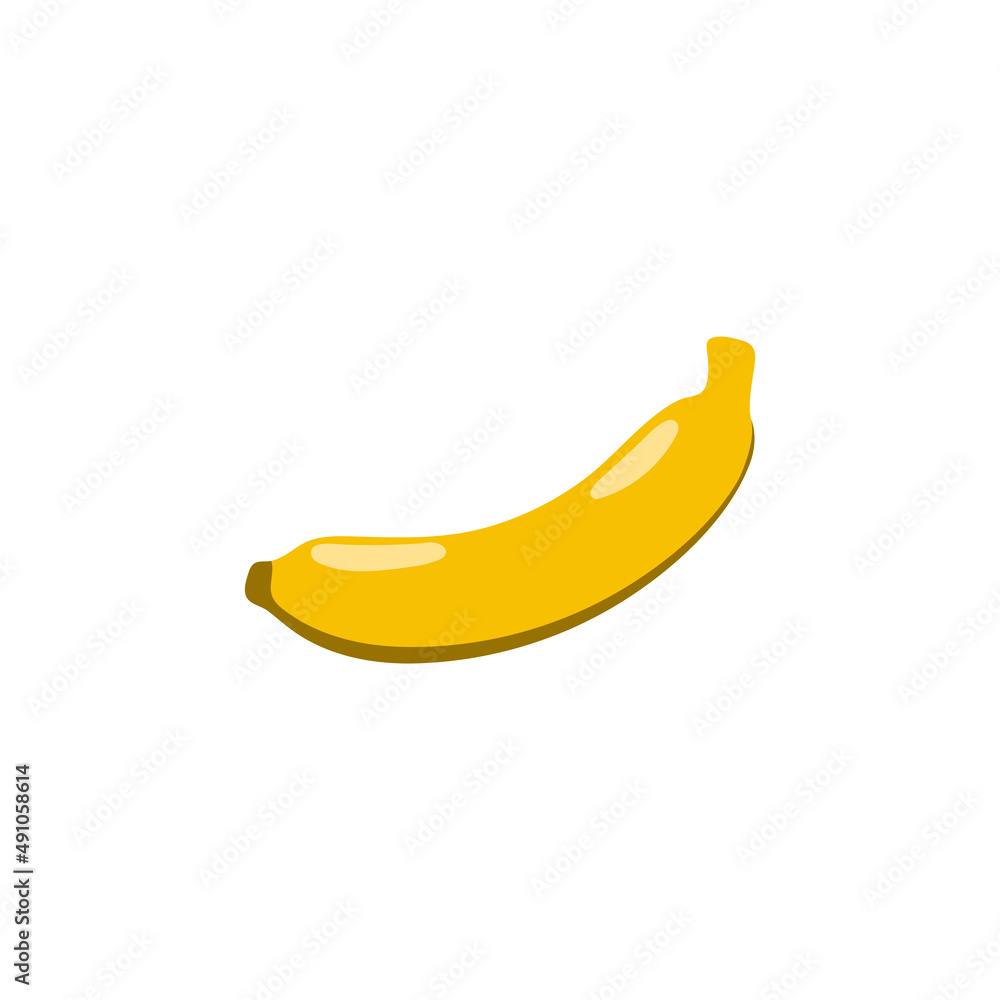 Banana icon design template vector isolated illustration