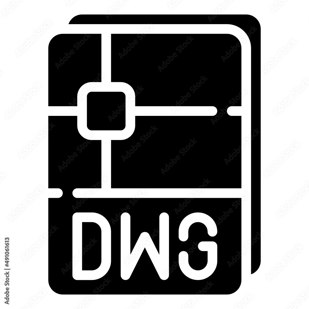 DWG glyph icon,linear,outline,graphic,illustration DWG glyph icon,linear,outline,graphic,illustration