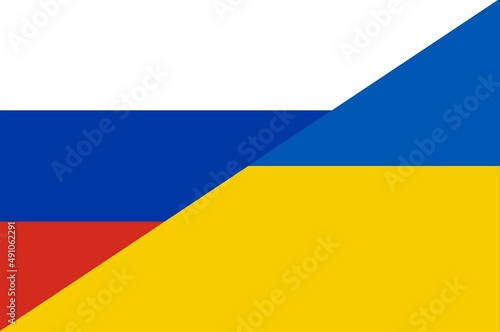 flag Ukrainian Russia country
