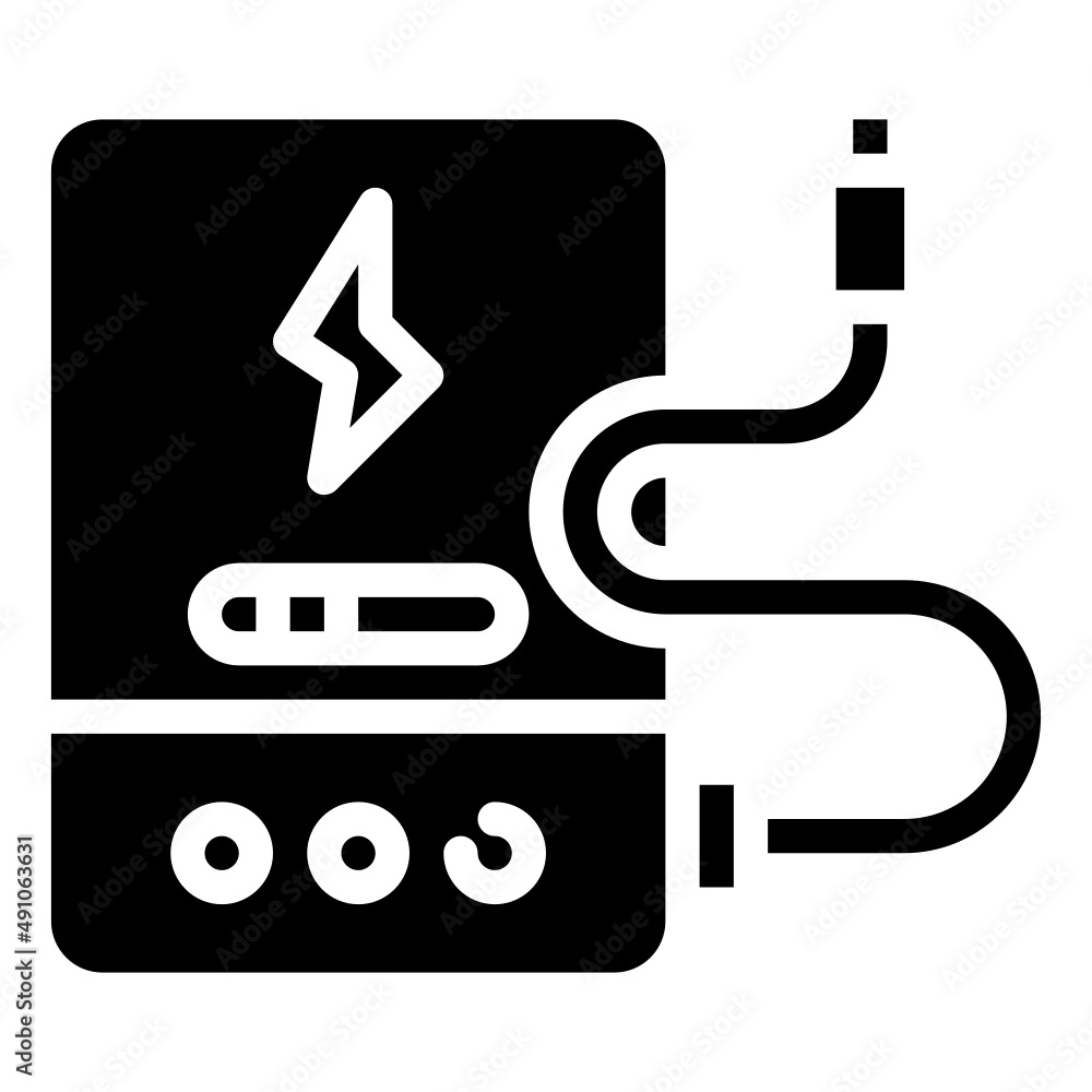 POWER BANK glyph icon,linear,outline,graphic,illustration POWER BANK glyph icon,linear,outline,graphic,illustration