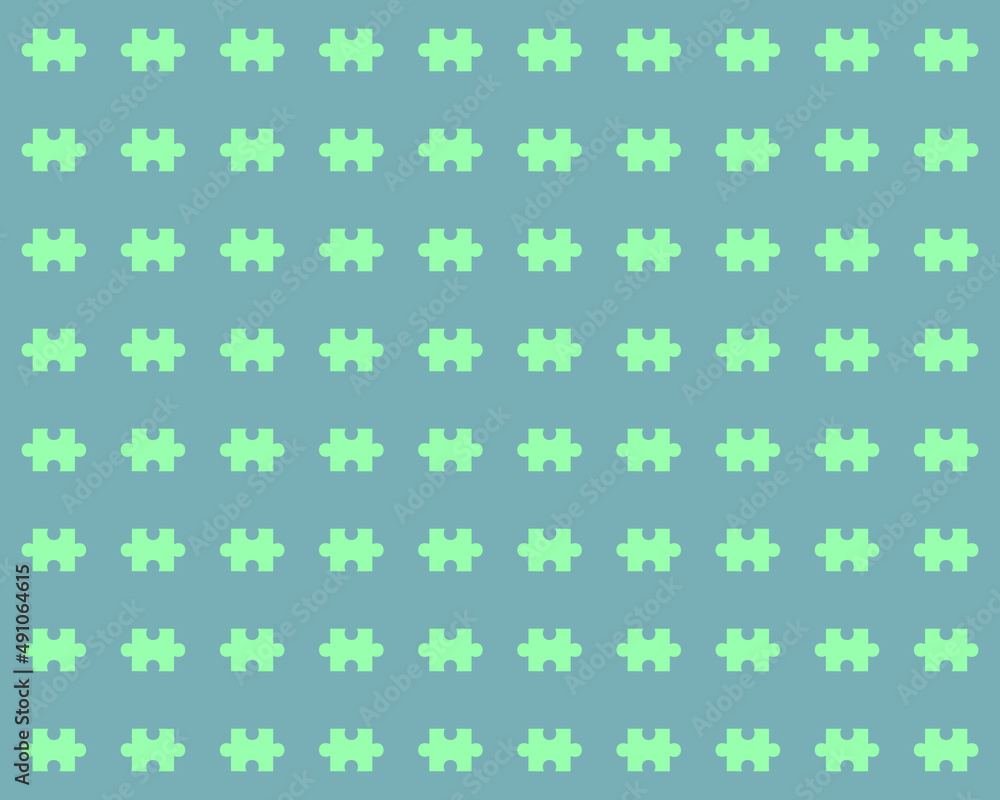 Vector illustration with pattern formed by puzzle pieces Vector illustration with pattern formed by puzzle pieces