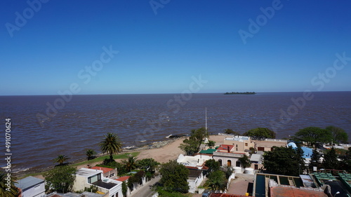 Buenos aires seen from the coast of uruguay