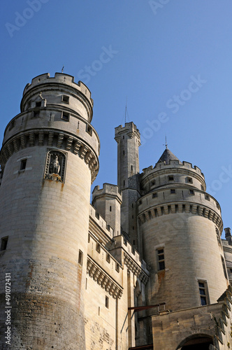 Pierrefonds; France - april 3 2017 : historical castle