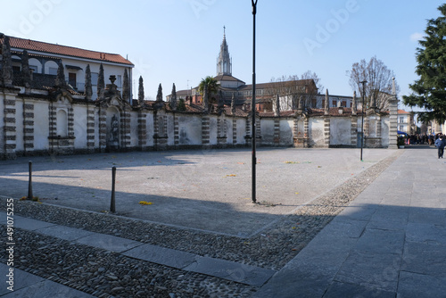 Piazza Esedra a Cesano Maderno, in provincia di Monza e Brianza, Italia. photo